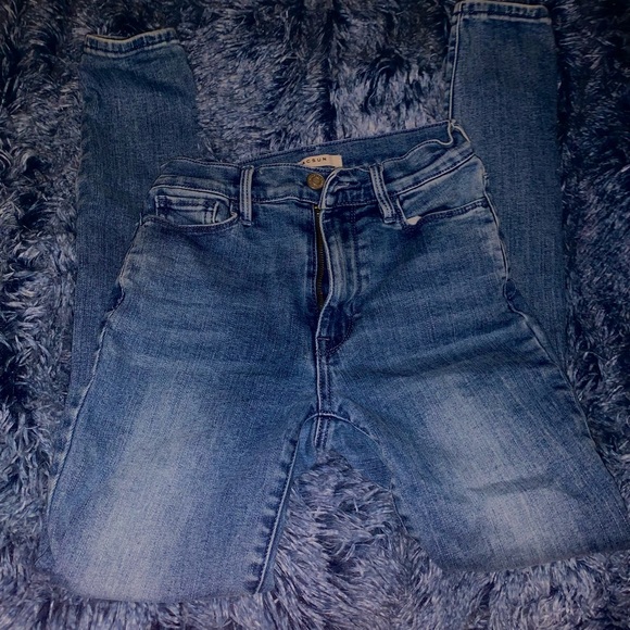 PacSun Perfect Blue Super High Waisted Jeggings - Picture 2 of 5